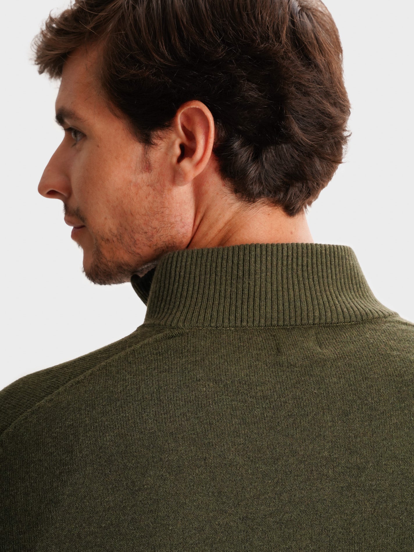 PULLOVER FINO VERDE MANGA COMPRIDA REGULAR FIT MR. BLUE