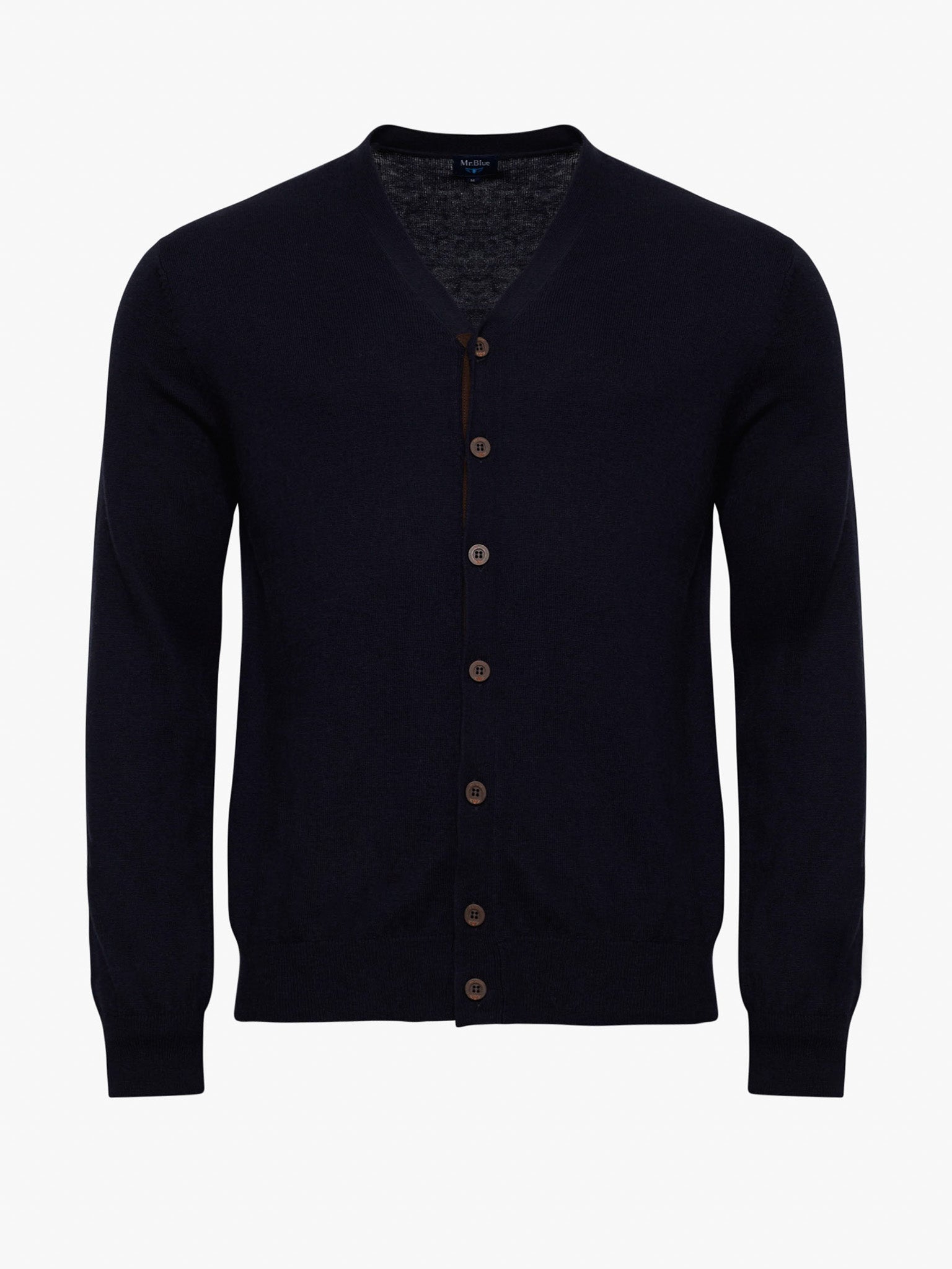 PULLOVER LÃ AZUL MANGA COMPRIDA REGULAR FIT MR. BLUE