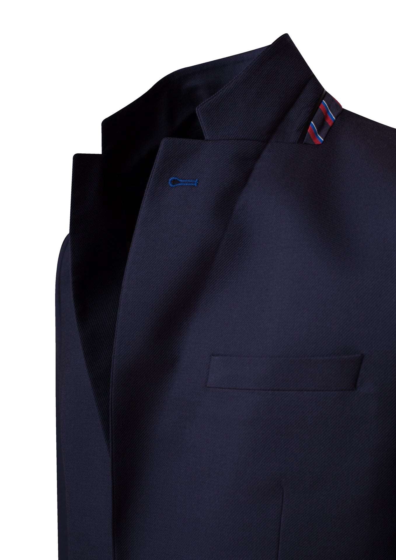 Blazer Clássico de Lã com detalhe na gola