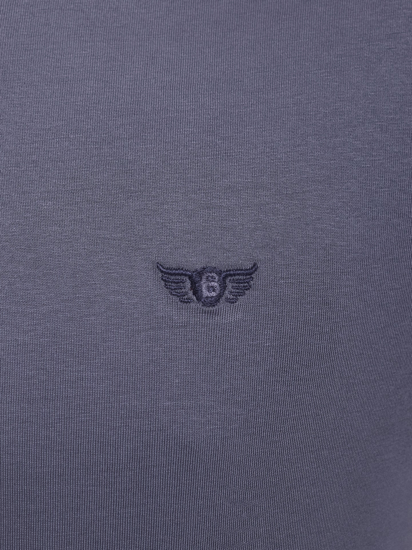 T-SHIRT ALGODÃO AZUL MANGA CURTA REGULAR FIT MR. BLUE