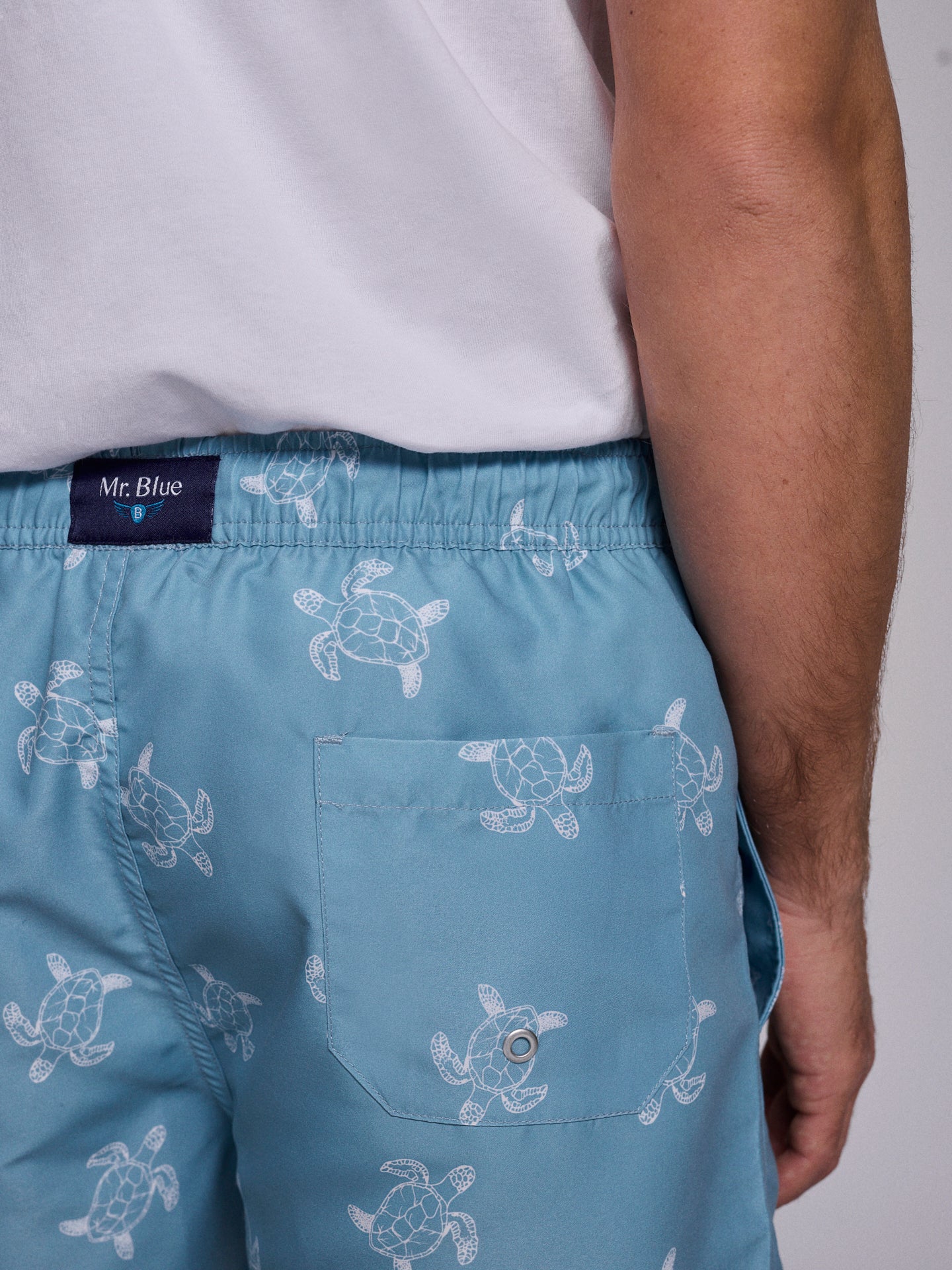 FATO BANHO AZUL REGULAR FIT MR. BLUE