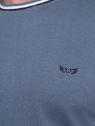 T-SHIRT ALGODÃO VERDE MANGA CURTA REGULAR FIT MR. BLUE