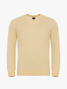 PULLOVER LÃ AMARELO MANGA COMPRIDA REGULAR FIT MR. BLUE