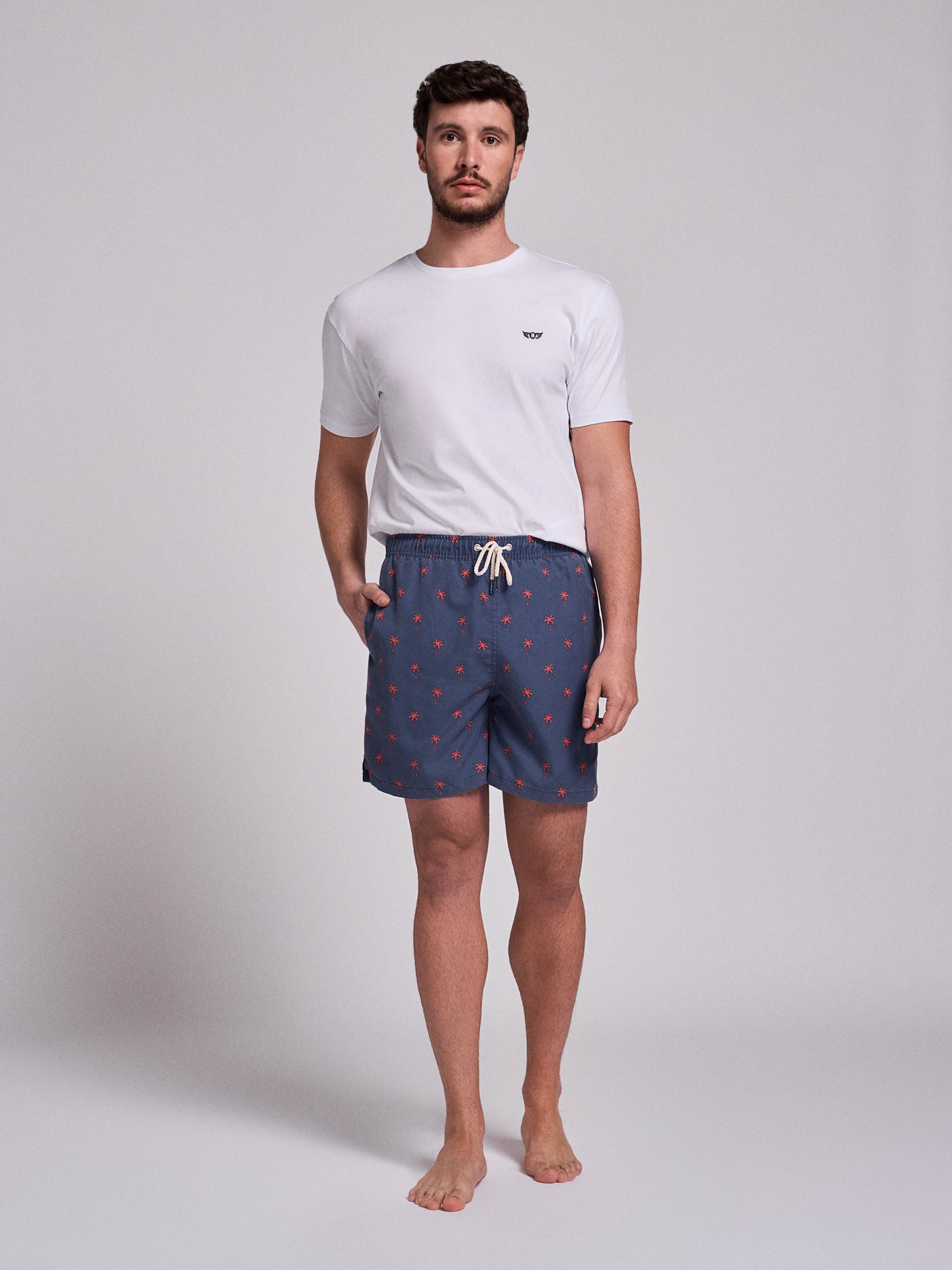 FATO BANHO AZUL REGULAR FIT MR. BLUE