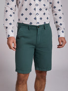 BERMUDA LINHO VERDES REGULAR FIT MR. BLUE