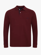 POLO BORDEAUX MANGA COMPRIDA REGULAR FIT MR. BLUE