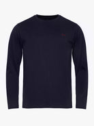 T-SHIRT ALGODÃO AZUL MANGA COMPRIDA REGULAR FIT MR. BLUE