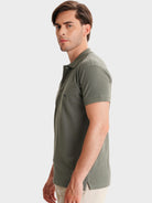 POLO VERDE MANGA CURTA REGULAR FIT MR. BLUE