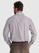 CAMISA ALGODÃO BORDEAUX MANGA COMPRIDA REGULAR FIT MR. BLUE