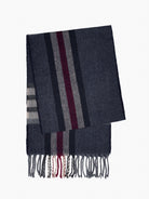 GRAY SCARF MR. BLUE