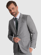 GRAY SUIT LONG SLEEVE REGULAR FIT MR. BLUE