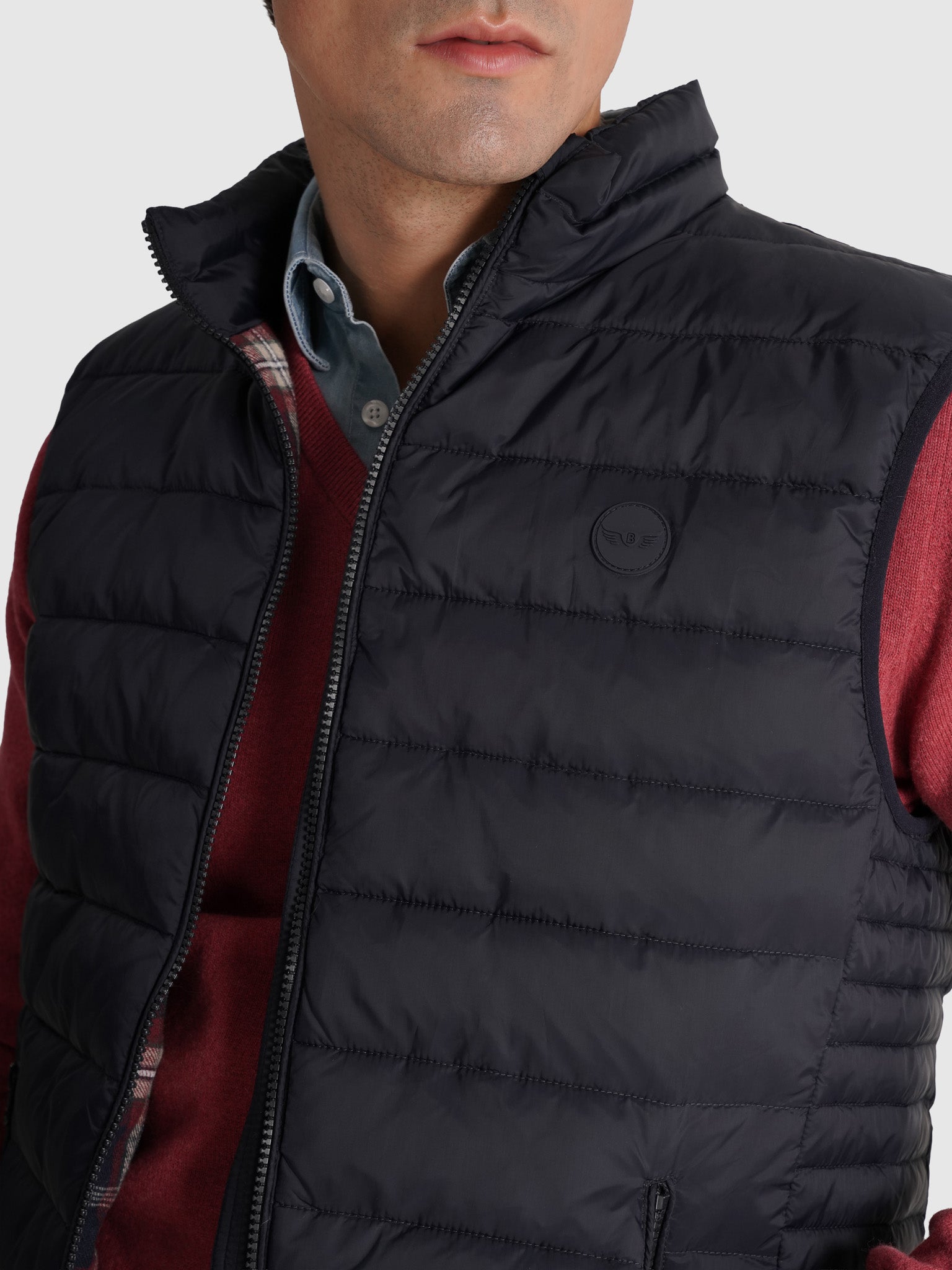 BLUSÃO AZUL REGULAR FIT MR. BLUE