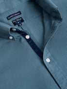 CAMISA ALGODÃO VERDE MANGA COMPRIDA REGULAR FIT MR. BLUE