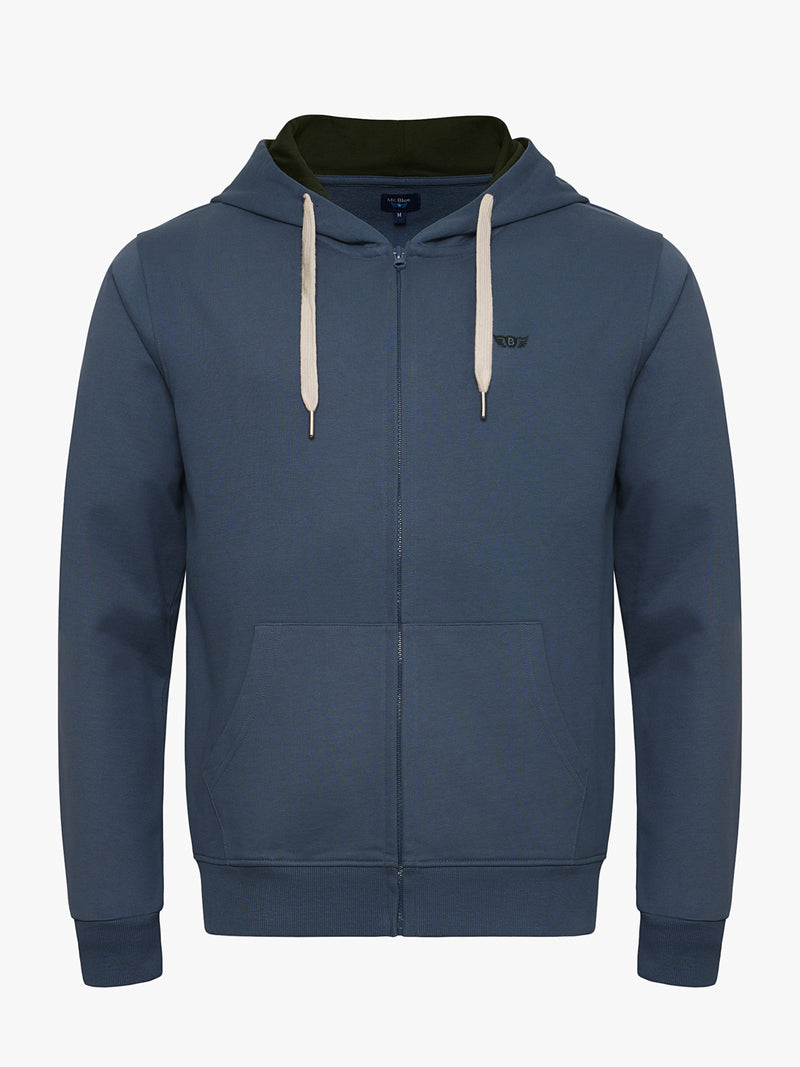 Hoodies Zipper Mr Blue