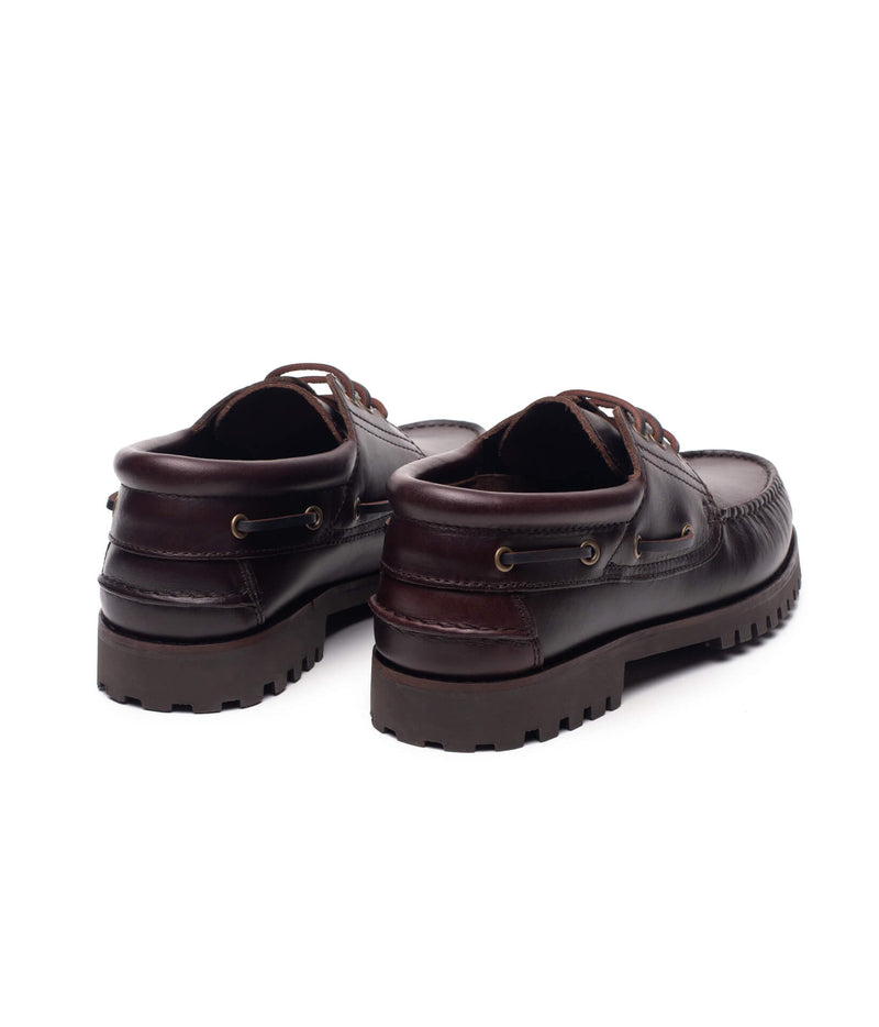 Dark brown candle shoes
