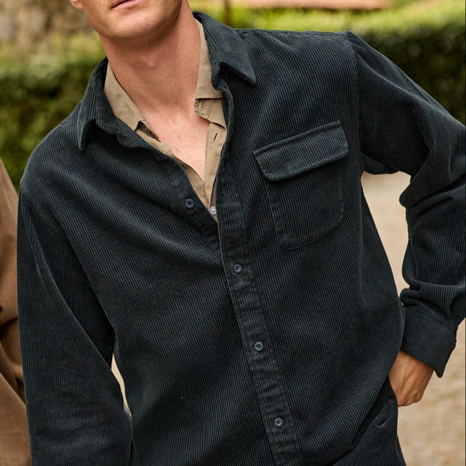 Nova coleção de camisas masculinas Mark Bellucci AW26 Mr Blue