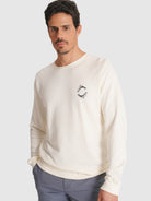 HOODIE ALGODÃO CRU MANGA COMPRIDA REGULAR FIT MR. BLUE