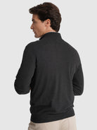 PULLOVER LÃ CINZENTO MANGA COMPRIDA REGULAR FIT MR. BLUE