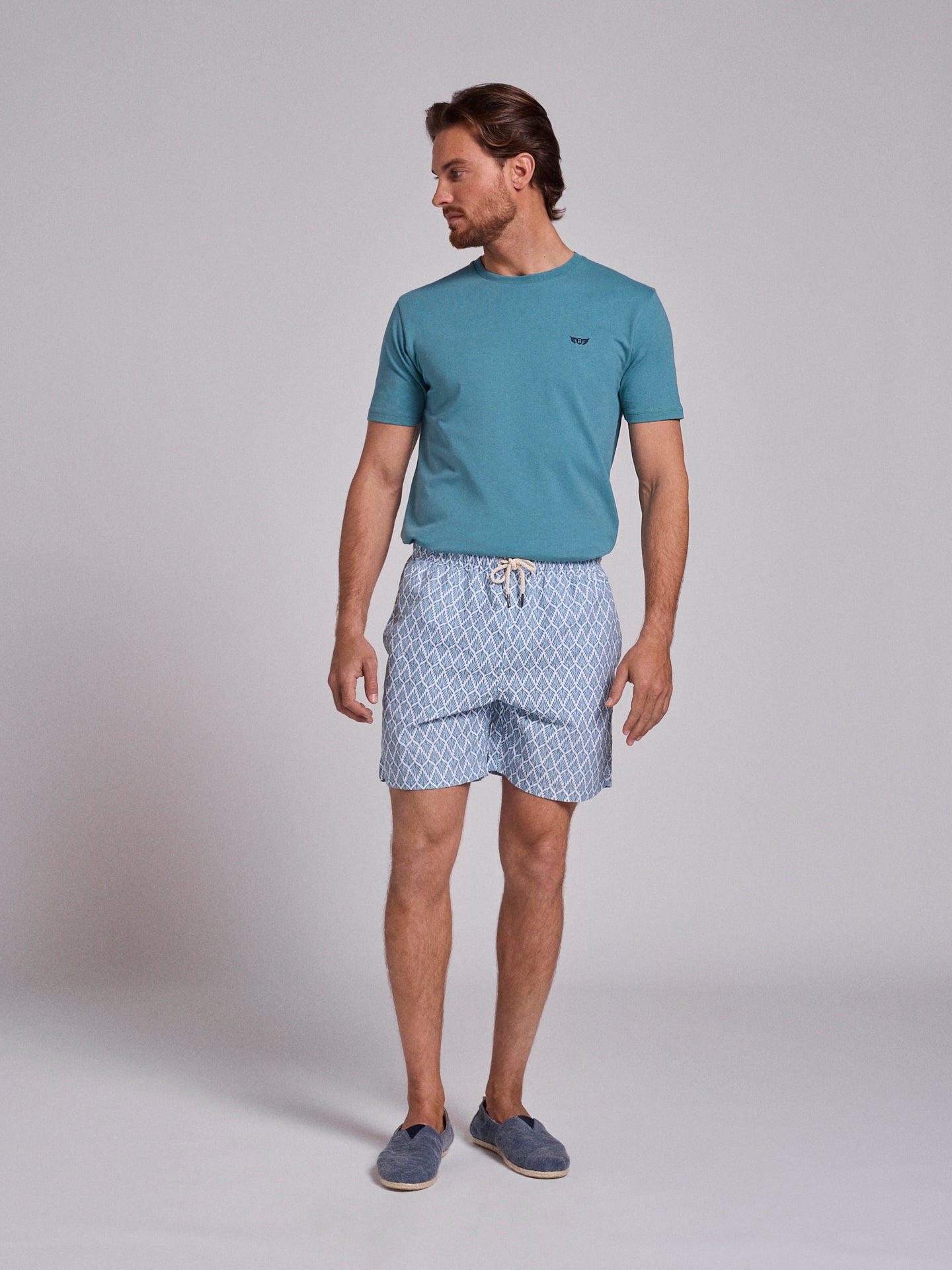 FATO BANHO AZUL REGULAR FIT MR. BLUE