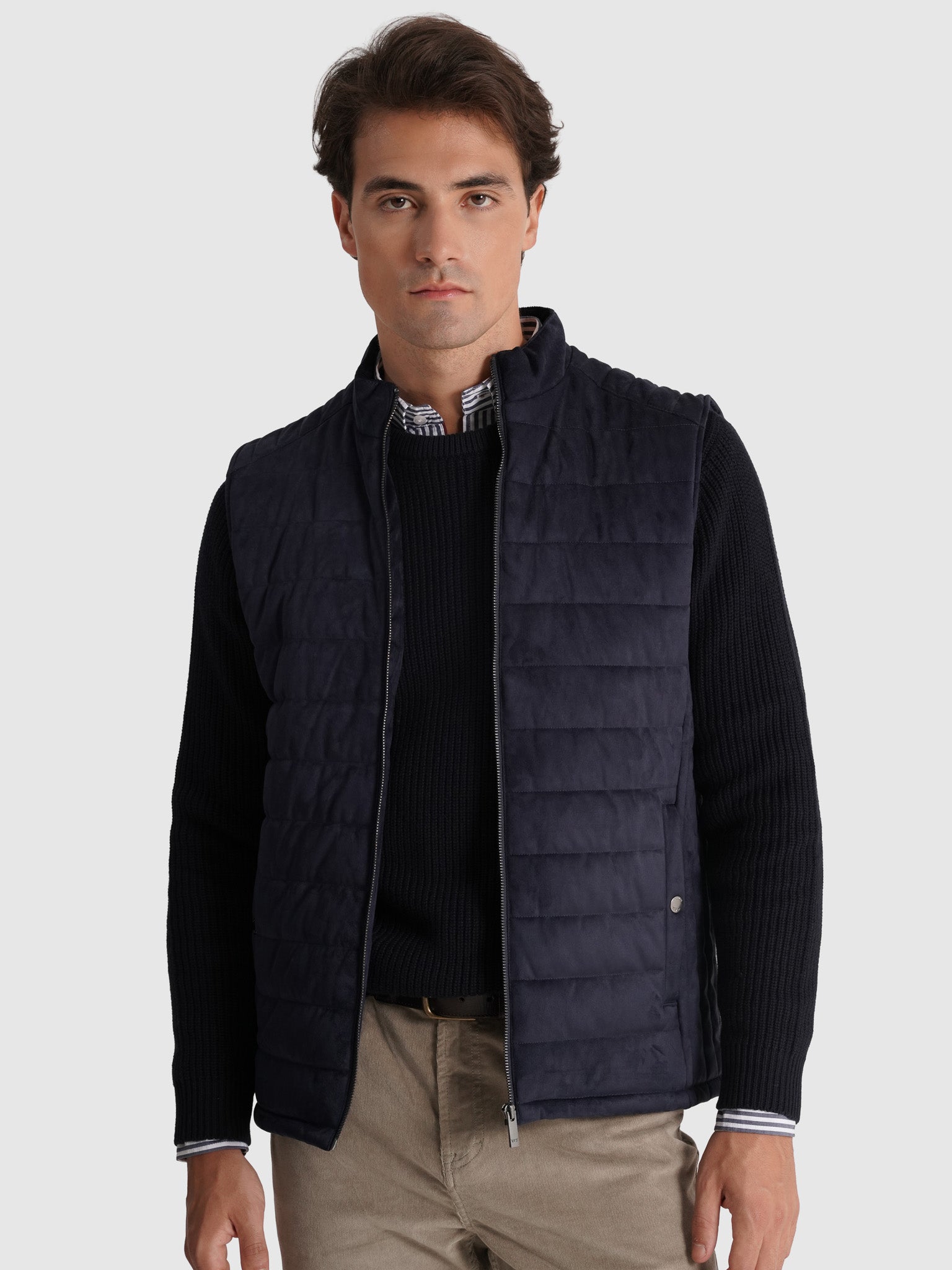 BLUSÃO AZUL REGULAR FIT MR. BLUE