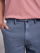 BERMUDA LINHO AZUIS REGULAR FIT MR. BLUE