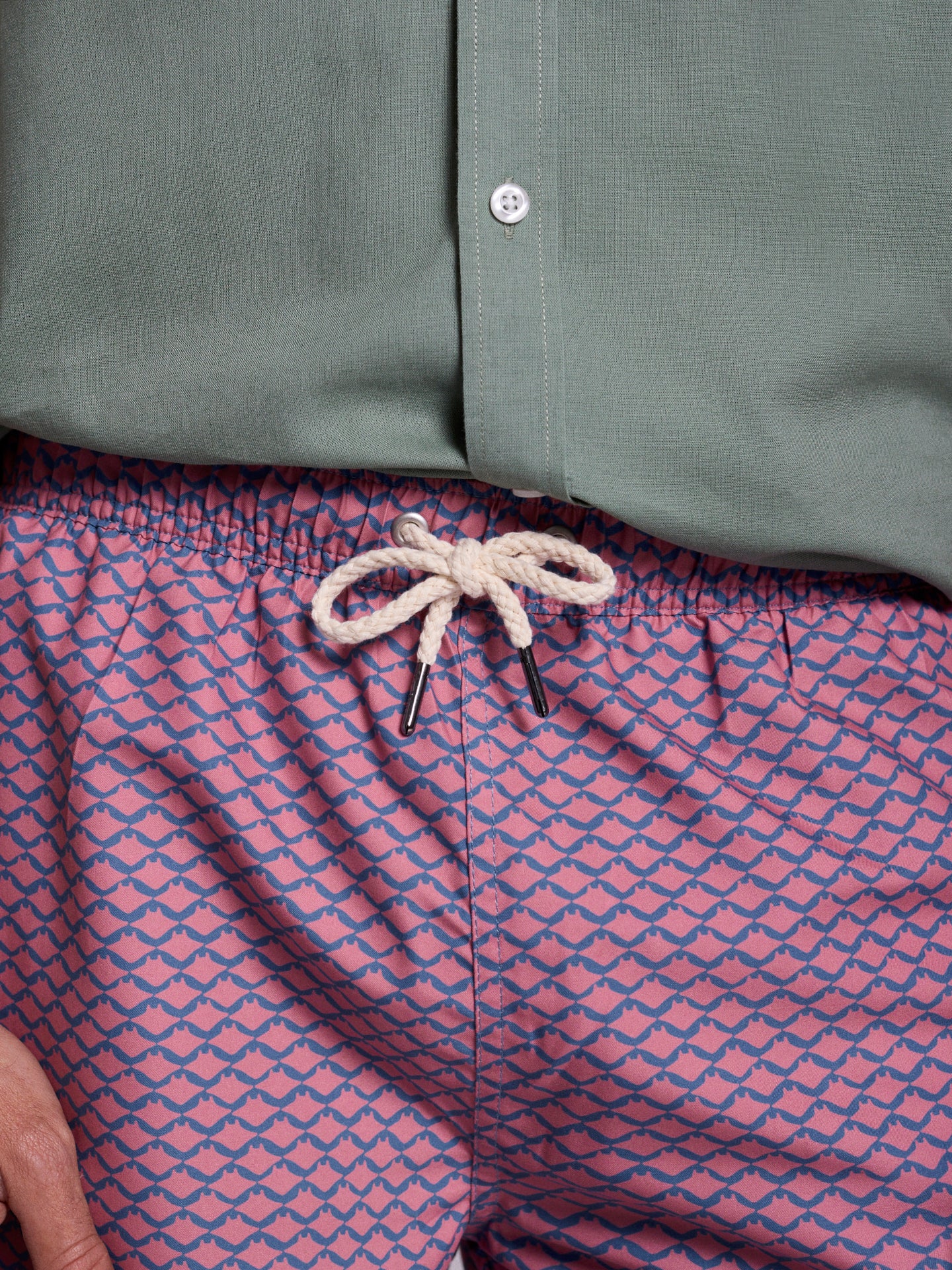 FATO BANHO AZUL REGULAR FIT MR. BLUE