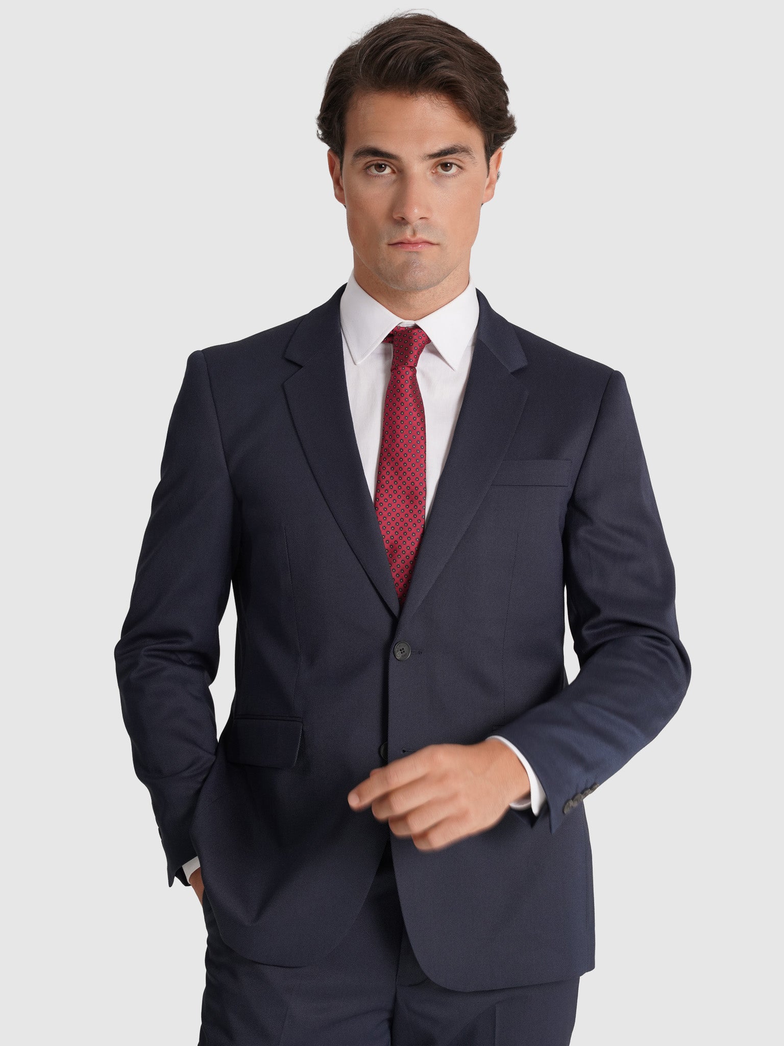 FATO AZUL MANGA COMPRIDA REGULAR FIT MR. BLUE