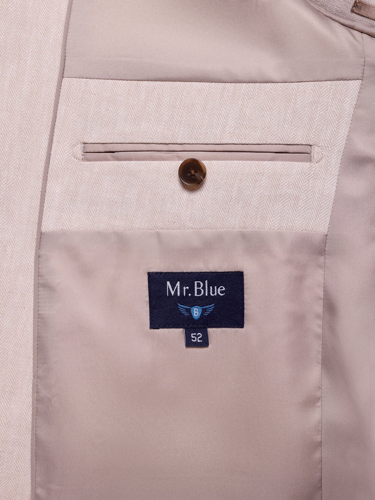 BLAZER BEGE REGULAR FIT MR. BLUE