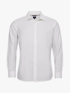 CAMISA ALGODÃO BRANCA MANGA COMPRIDA REGULAR FIT MR. BLUE