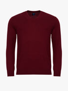 PULLOVER FINO BORDEAUX REGULAR FIT MR. BLUE