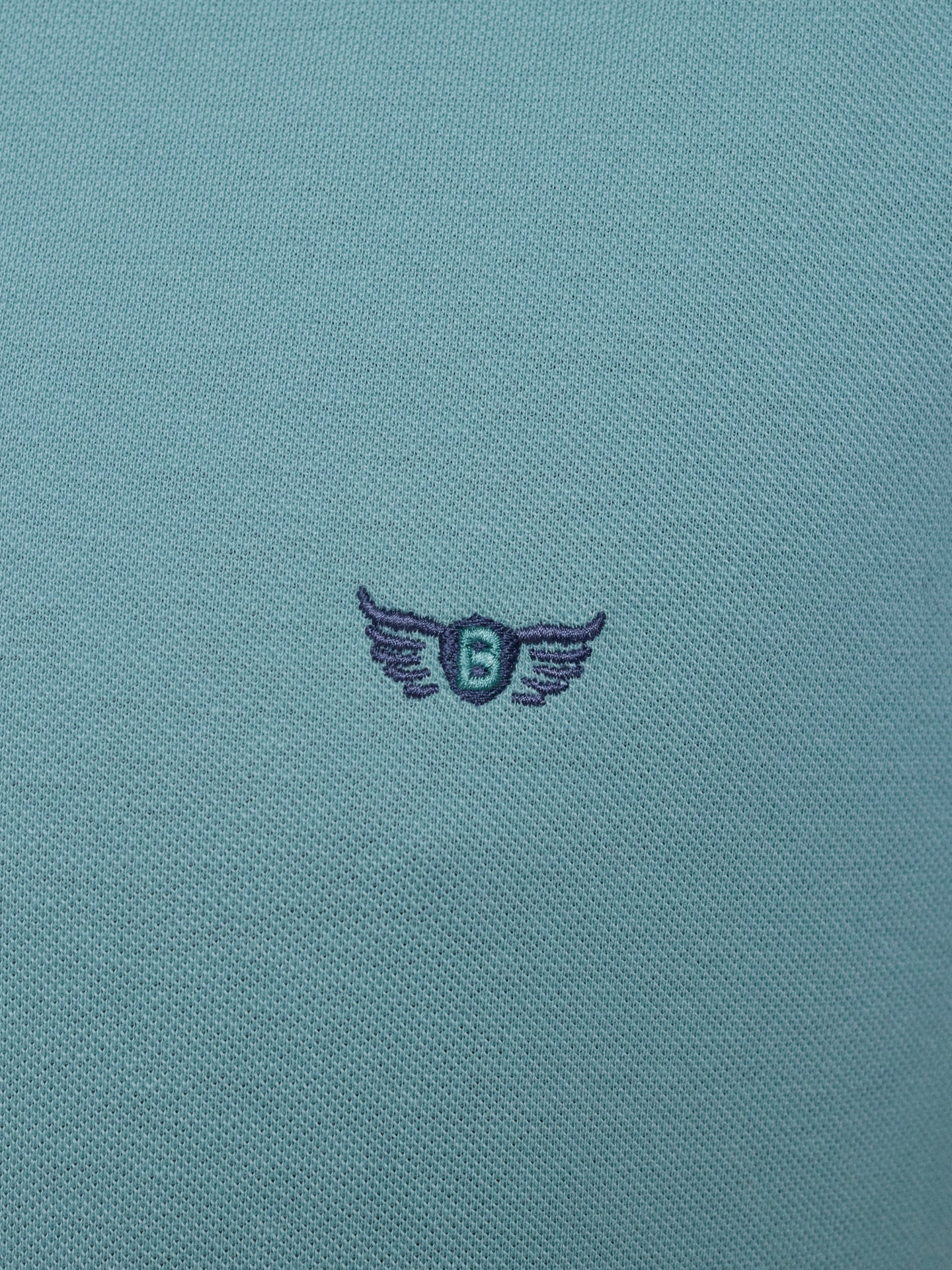 Polo Verde Manga Curta Regular Fit Mr. Blue