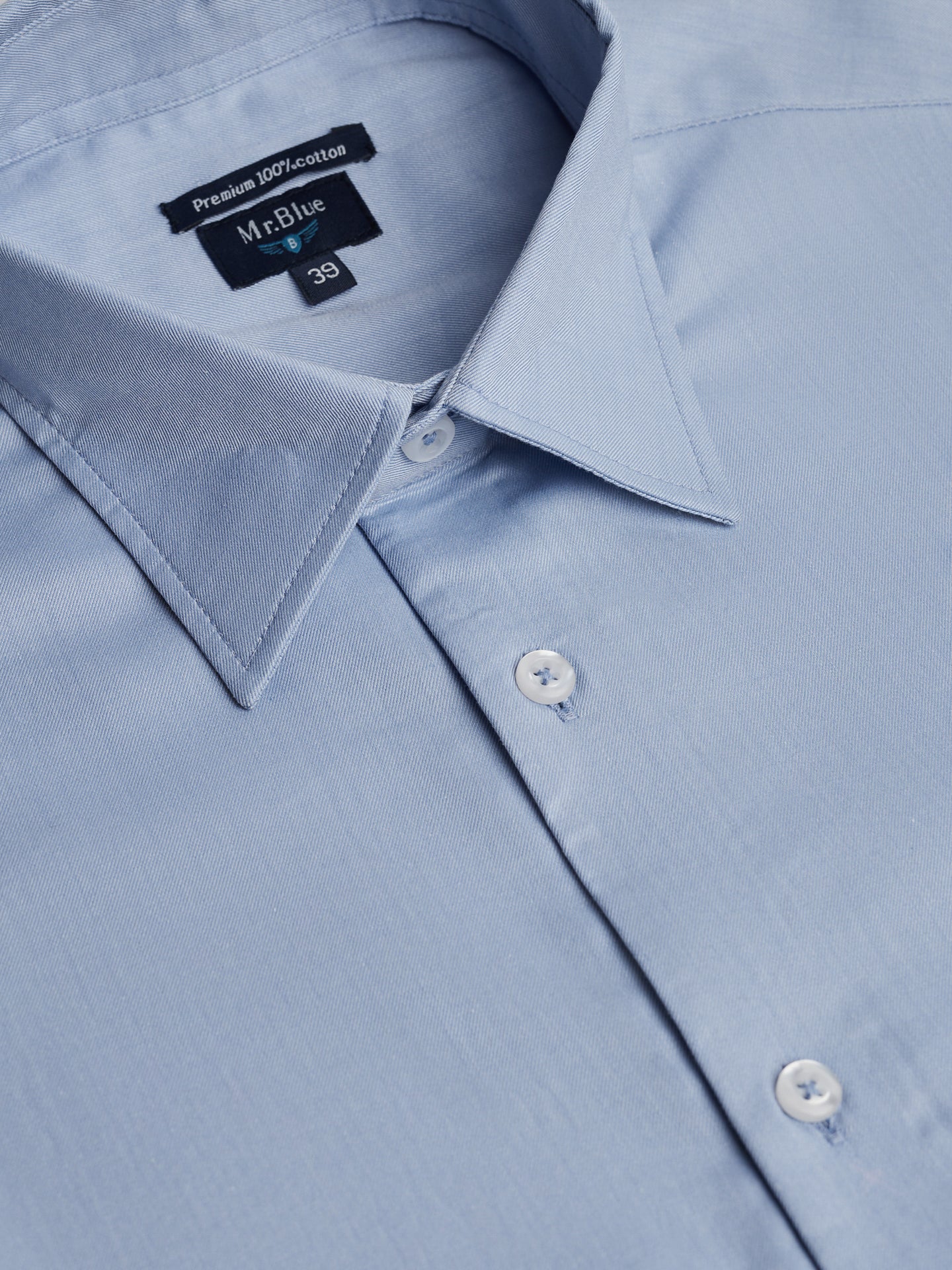 CAMISA AZUL CLASSIC FIT MR. BLUE