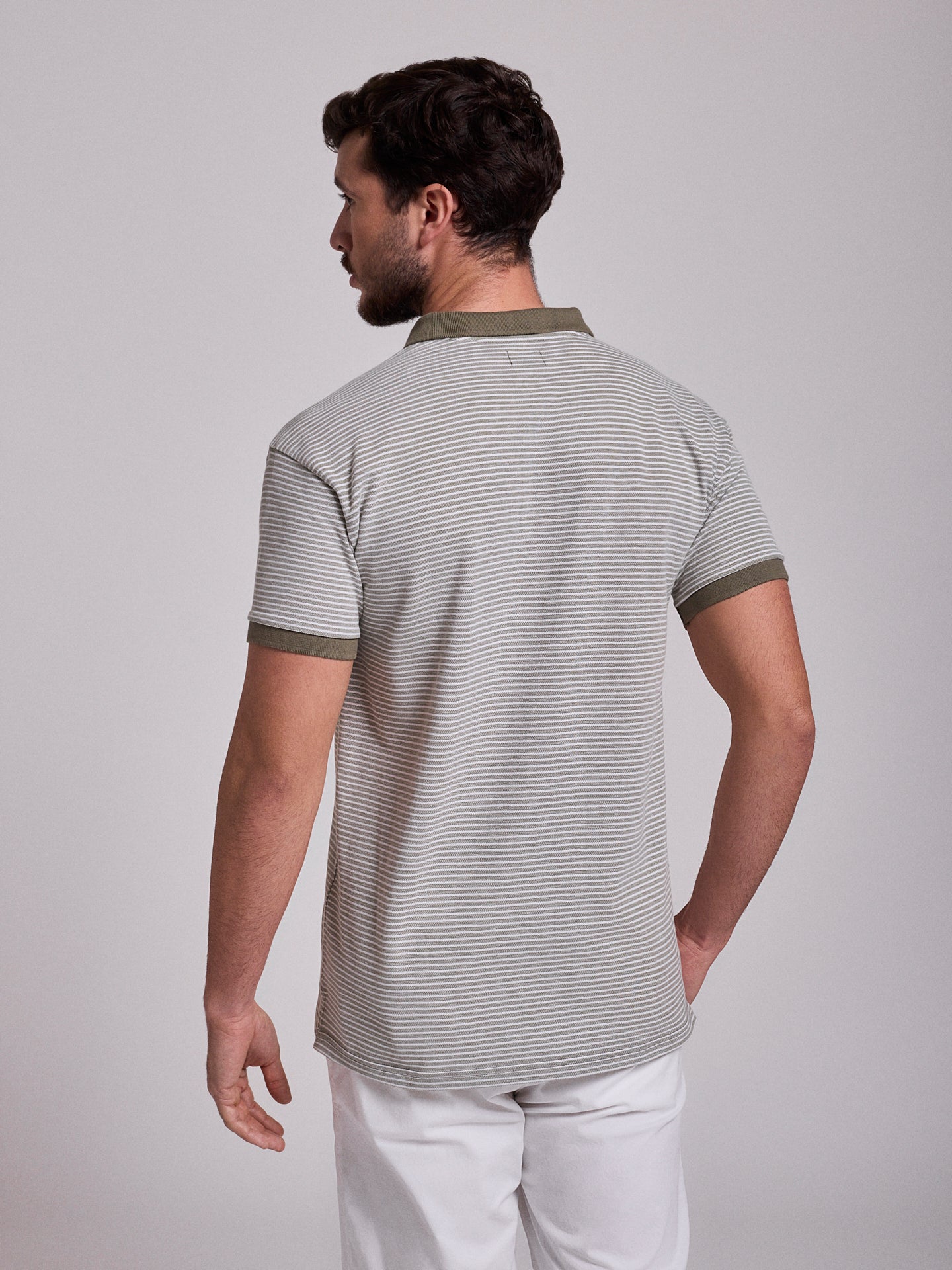 Polo Verde Manga Curta Regular Fit Mr. Blue