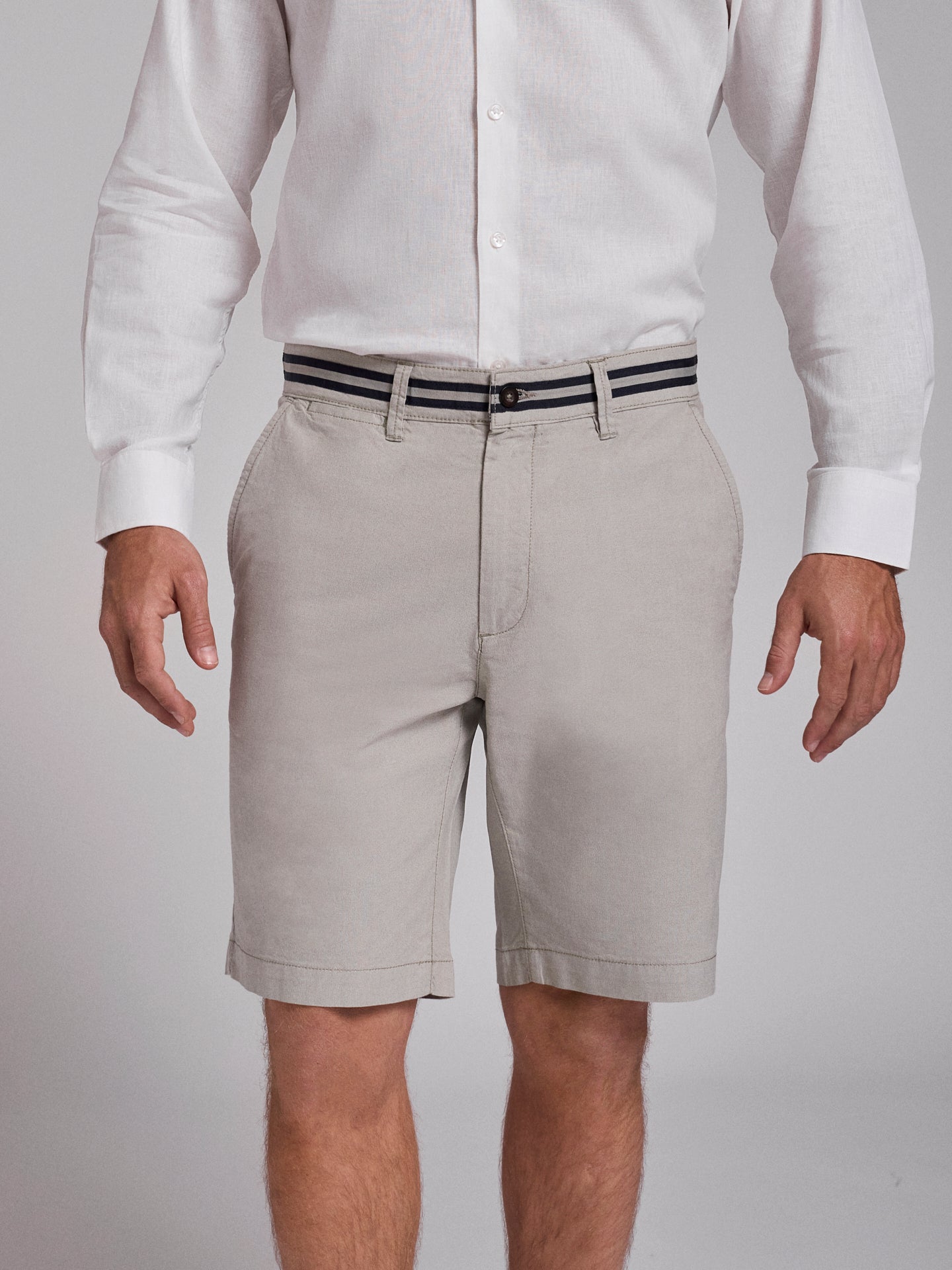 Bermuda Algodão Verdes Regular Fit Mr. Blue