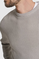 PULLOVER ALGODÃO REGULAR FIT CRU LISO MR. BLUE
