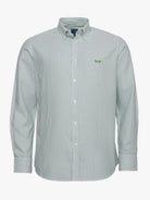 CAMISA ALGODÃO VERDE MANGA COMPRIDA REGULAR FIT MR. BLUE