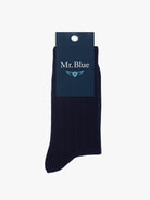 MEIAS ALGODÃO AZUIS REGULAR FIT MR. BLUE