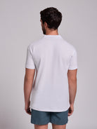 Polo Branco Manga Curta Regular Fit Mr. Blue