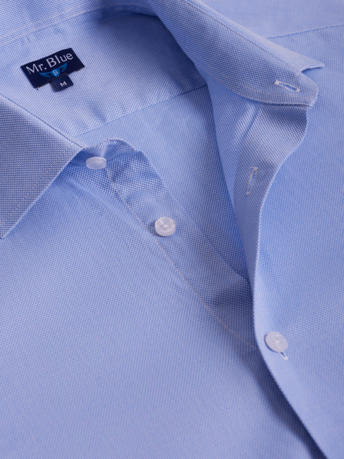 CAMISA AZUL SLIM FIT MR. BLUE