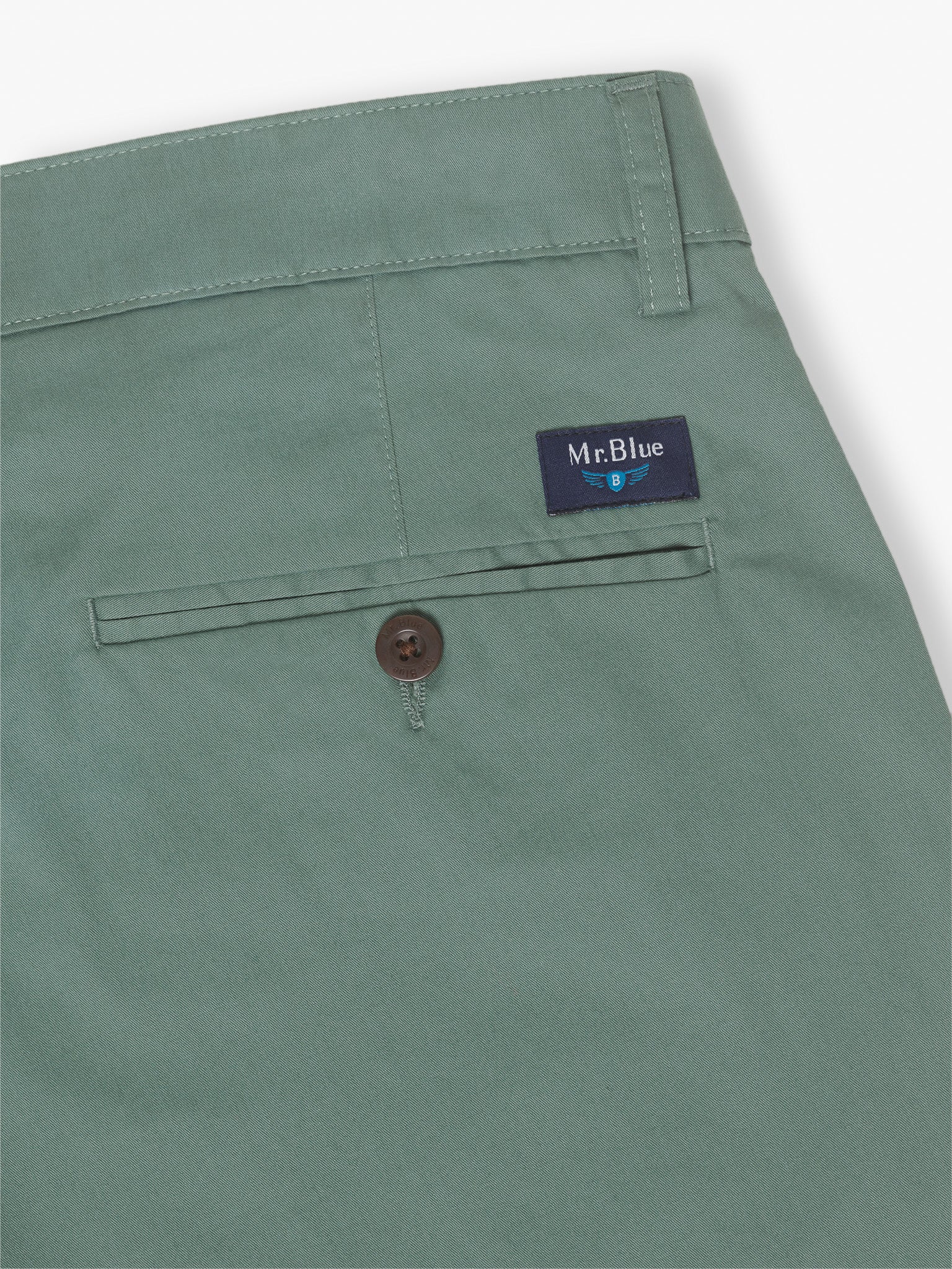 CALÇAS VERDES REGULAR FIT MR. BLUE