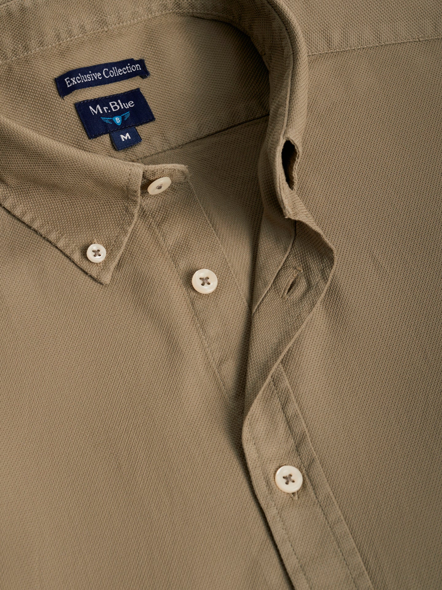 CAMISA VERDE REGULAR FIT MR. BLUE