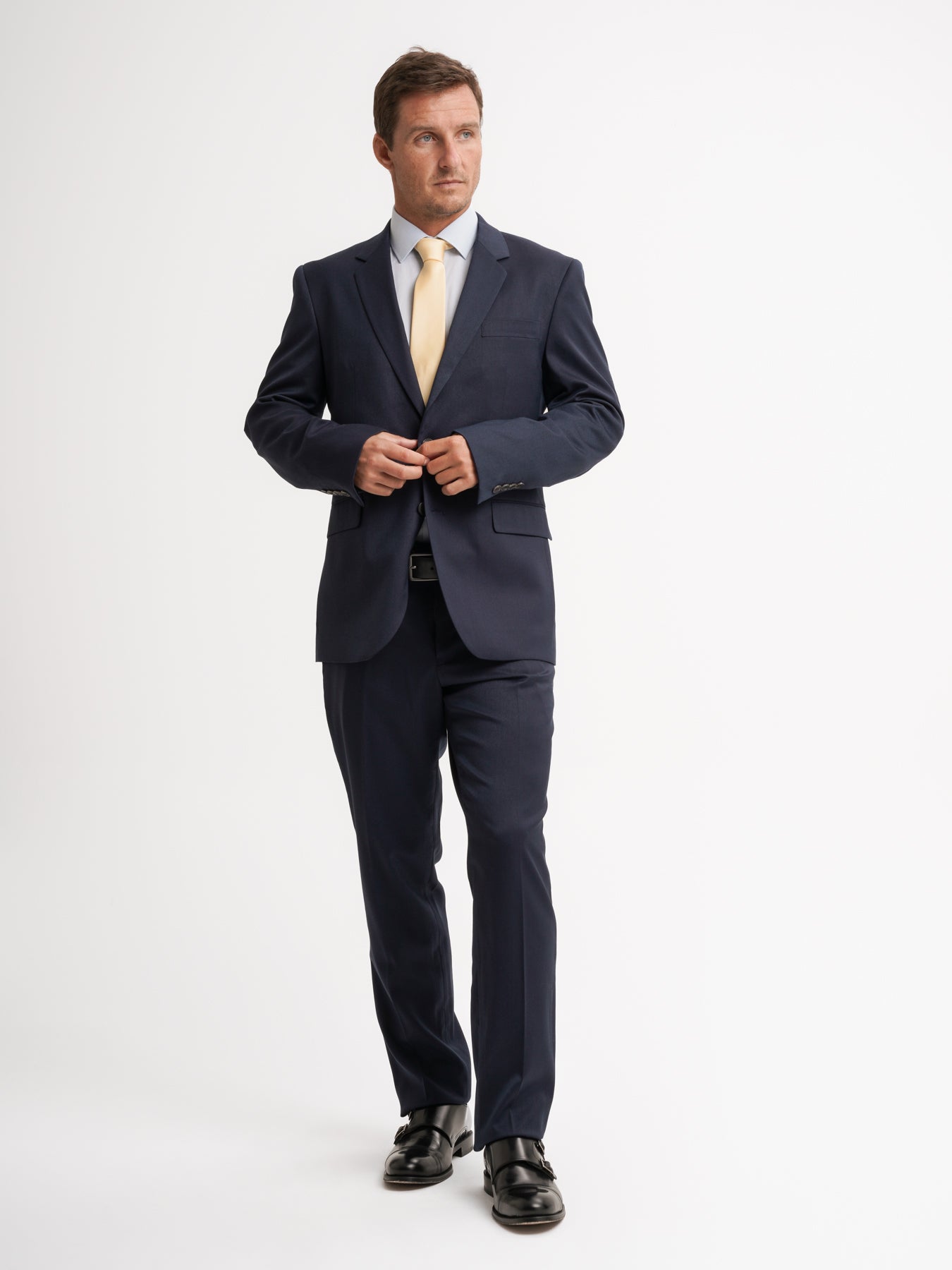 Mr.Blue Traje Azul Liso