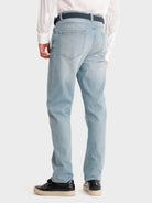 CALÇAS GANGA AZUIS REGULAR FIT MR. BLUE