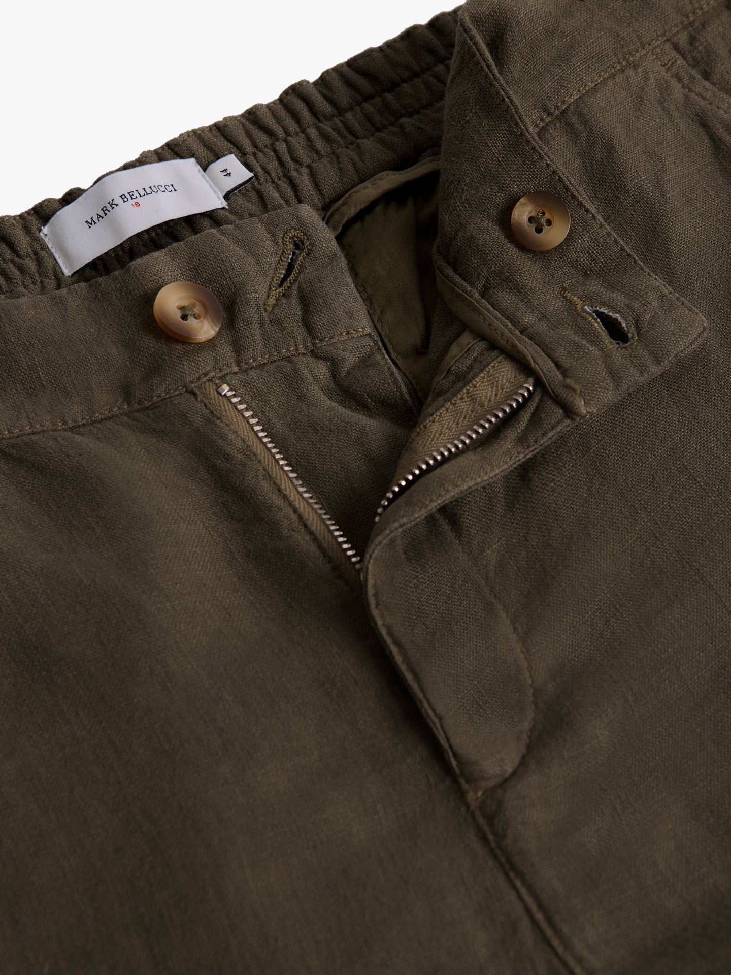 Bermuda Linho Verdes Classic Fit Mr. Blue