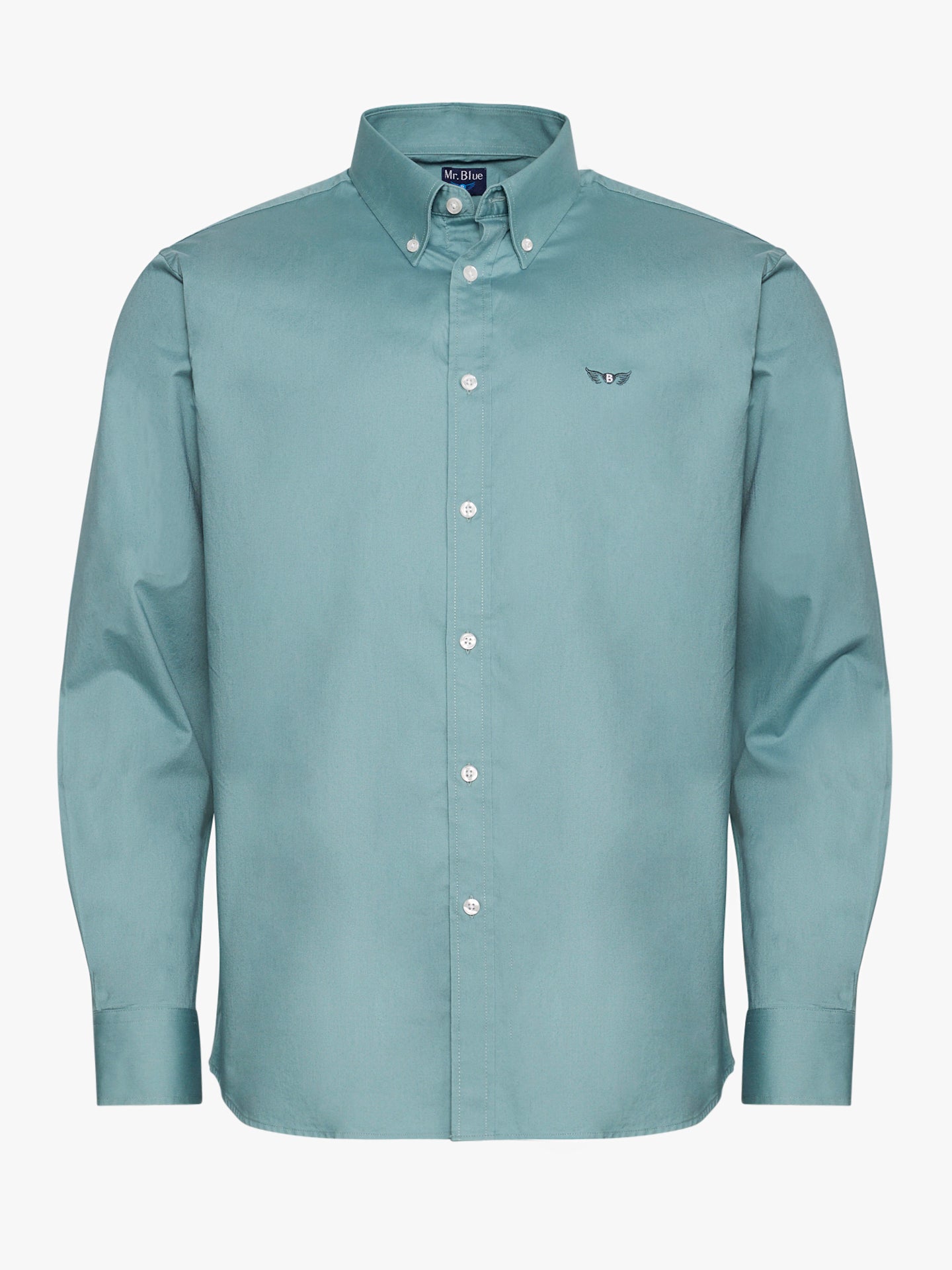 CAMISA VERDE REGULAR FIT MR. BLUE