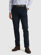 Calça Algodão Azuis Slim Fit Mr. Blue