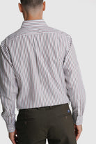 CAMISA ALGODÃO REGULAR FIT VERDE RISCAS MR. BLUE