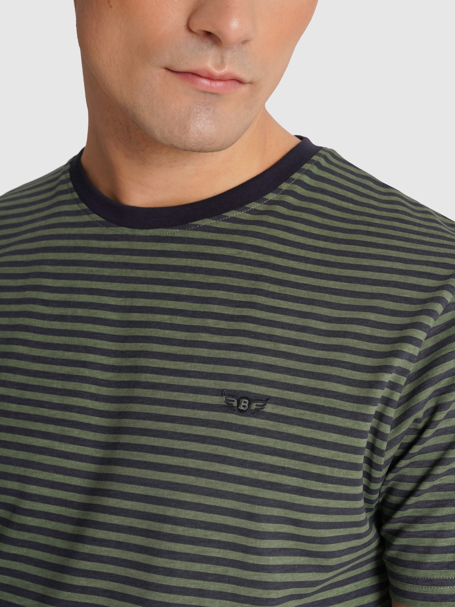 T-SHIRT AZUL MANGA CURTA REGULAR FIT MR. BLUE