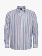 CAMISA ALGODÃO AZUL MANGA COMPRIDA REGULAR FIT MR. BLUE