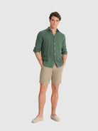 CAMISA VERDE MANGA COMPRIDA REGULAR FIT MARK BELLUCCI